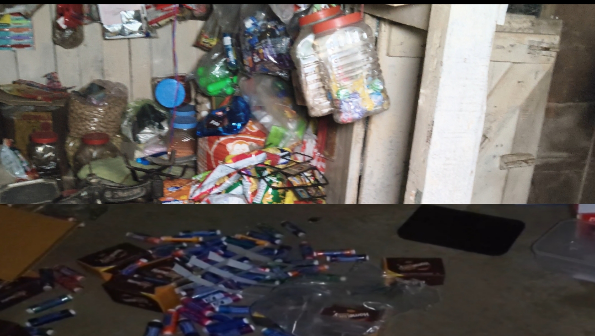 चोरों का हौसला बुलंद रात के अंधेरे में कई दुकानों में किए चोरी